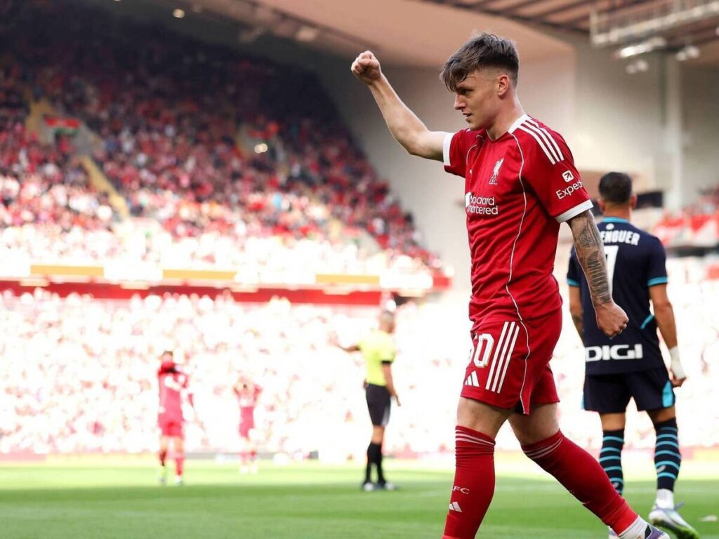 Liverpool's Ben Doak