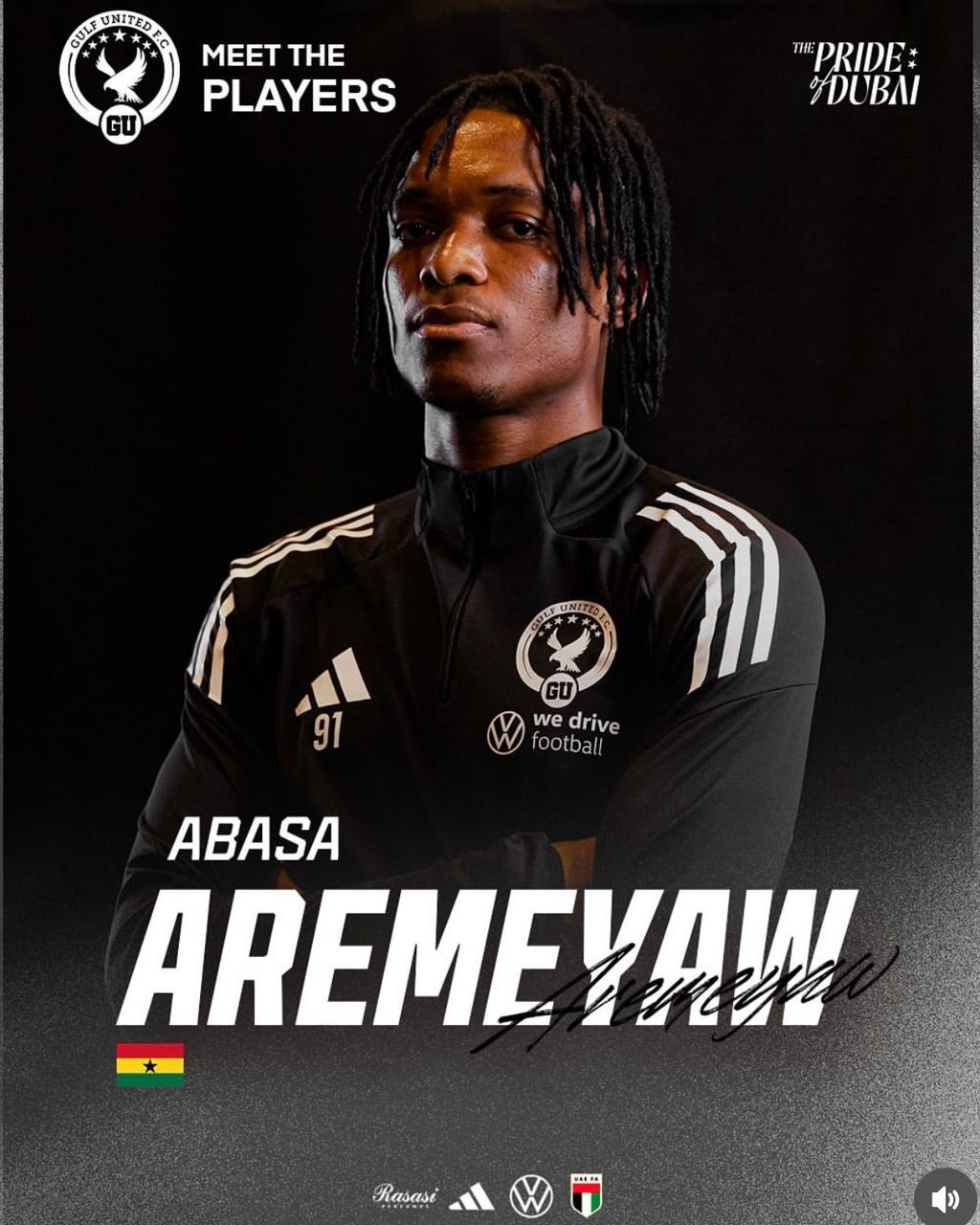 Abasa Aremeyaw Joins Gulf United FC in UAE