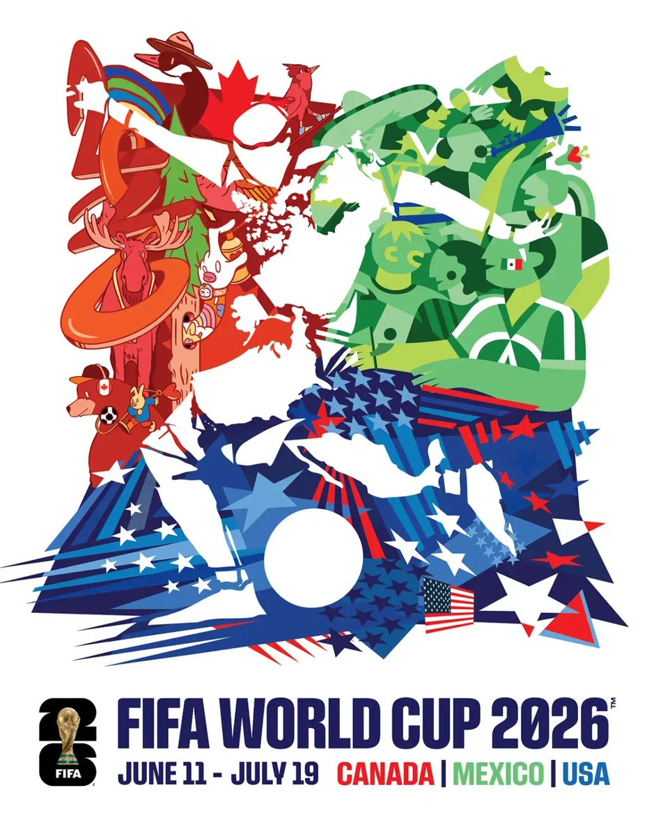 Poster for the 2026 FIFA World Cup