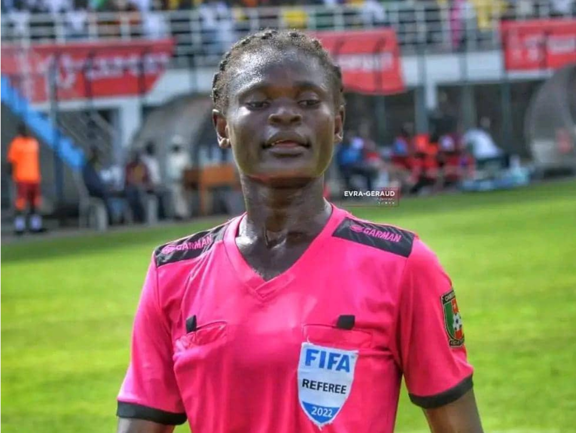 Ghana vs Uganda U20 Women’s World Cup qualifier referee Aline Marie Noelle