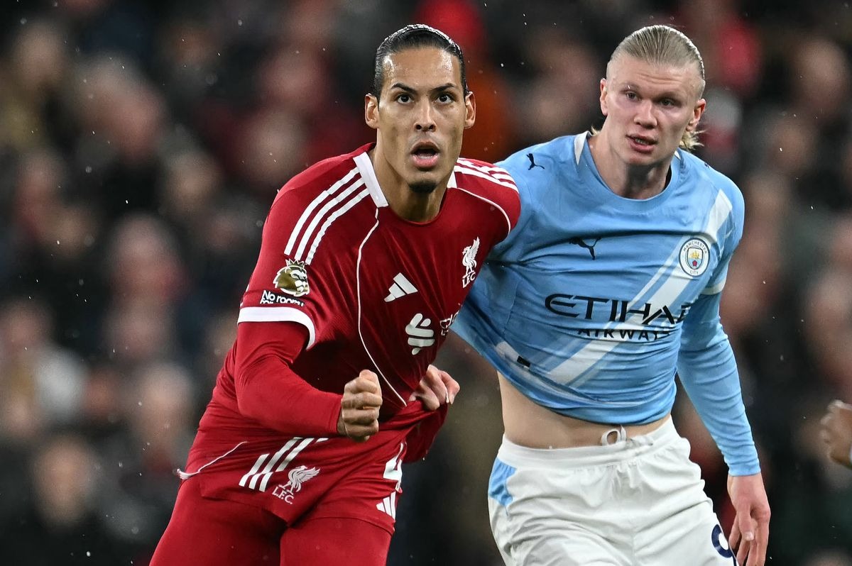 Manchester City vs Liverpool Haaland celebrates hat trick FA Cup