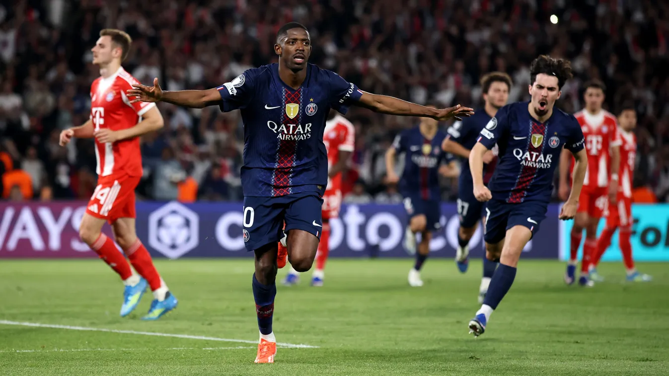 PSG vs Bayern Munich 5-4 Champions League celebration